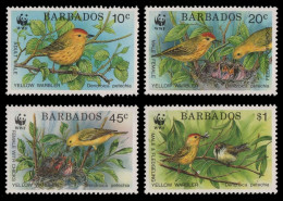 Barbados 1991 - Mi-Nr. 770-773 ** - MNH - Vögel / Birds - Barbades (1966-...)