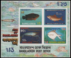 Bangladesch 1983 - Mi-Nr. Block 11 ** - MNH - Fische / Fish - Bangladesch