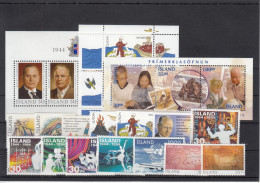 Iceland 1994 - Full Year MNH ** - Annate Complete