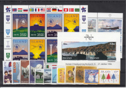 Iceland 1995 - Full Year MNH ** - Années Complètes