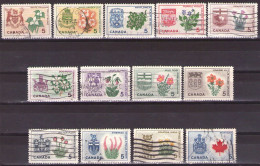 Canada 1964 - ELIZABETH II - Mi 362-374 USED - Gebruikt