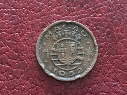 Münze Münzen Umlaufmünze Macao 10 Avos 1952 - Macau