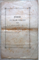 Cenni Sui Marmi Veronesi Esposti Dal Prof Pellegrini Gaetano Farina Luigi Verona 1873 Giurassico Geologia Paleontologia - Oude Boeken