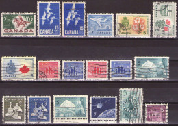 Canada 1963-1966 - ELIZABETH II - LOT - USED - Gebraucht