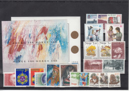 Norway 1989 - Full Year MNH ** - Années Complètes