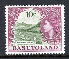 Basutoland 1961-63 Decimal Pictorials - 10c Pastoral Scene HM (SG 75) - 1933-1964 Colonie Britannique