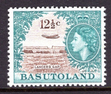 Basutoland 1961-63 Decimal Pictorials - 12½c Aeroplane Over Lancers Gap HM (SG 76) - 1933-1964 Colonie Britannique