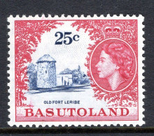 Basutoland 1961-63 Decimal Pictorials - 25c Old Fort Leribe HM (SG 77) - 1933-1964 Kolonie Van De Kroon