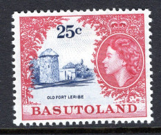 Basutoland 1961-63 Decimal Pictorials - 25c Old Fort Leribe HM (SG 77) - 1933-1964 Colonia Britannica