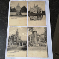 Collectie Belgie - Belgique 43 X Chateau - Kasteel Ca 1900 - Colecciones Y Lotes