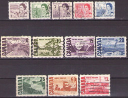 Canada 1967 - ELIZABETH II - Mi 398-409 - USED - Usati