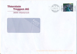 Schweiz Mi. 2745 Verzasca Fluss MWST Härkingen Post 2023 Thierstein Treppen AG Wattenwil - Storia Postale