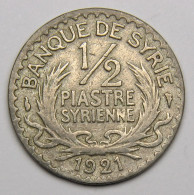 Syrie, 1/2 Piastre, Banque De Syrie, 1921 - Syria