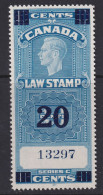 Canada Revenue (Federal), Van Dam FSC22, MNH - Fiscaux