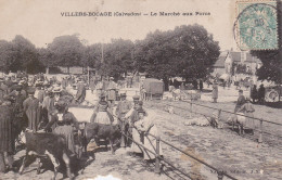 1906 VILLERS BOCAGE - Le Marché Aux Porcs - Sonstige & Ohne Zuordnung