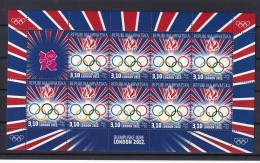 CROATIA 2012,OLYMPIC GAMES,LONDON ,SHEET,MNH - Summer 2012: London