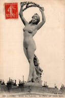 N°117012 -cpa Paris -la Flore Par Emile Saldi- - Statues