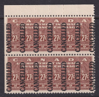 Canada Revenue (Federal), Van Dam FU2, MNH Pair, Specimen - Fiscaux