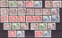 Canada 1967 - ELIZABETH II - Mi 398-402A,C,D,E - USED - Used Stamps