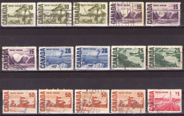 Canada 1967 - ELIZABETH II - Mi 404-409 - USED - Usados