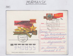 Russia Hero City Murmansk  / End Of WW II  Ca  Murmansk 9.5.1987 (FN180B) - Evenementen & Herdenkingen