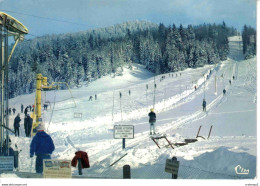 39 LAMOURA Pancarte Ecole Du Ski Français Lamoura COMBE Du LAC Vers Septmoncel N°140 Les Téléskis En 1979 - Septmoncel