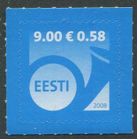 Estonia:Unused Stamp Postal Horn 9.00, 2008, MNH - Estonie