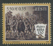 Estonia:Unused Stamp Mahtra War 150, 2008, MNH - Estonie