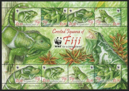 Fidschi 2010 - Mi-Nr. 1294-1297 ** - MNH - Reptilien / Reptiles - Fiji (...-1970)