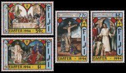 Fidschi 1994 - Mi-Nr. 704-707 ** - MNH - Ostern / Easter - Fiji (...-1970)