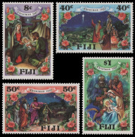 Fidschi 1987 - Mi-Nr. 573-576 ** - MNH - Weihnachten / X-mas - Fiji (...-1970)