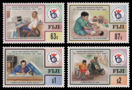 Fidschi 1998 - Mi-Nr. 835-838 ** - MNH - Dekade Der Behinderten - Fiji (...-1970)