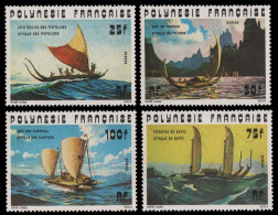 Franz. Polynesien 1976 - Mi-Nr. 224-227 ** - MNH - Schiffe / Ships - Neufs