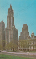 CARTOLINA  NEW YORK CITY,NEW YORK,STATI UNITI-THE WOOLWORTH BUILDING-NON VIAGGIATA - Autres Monuments, édifices