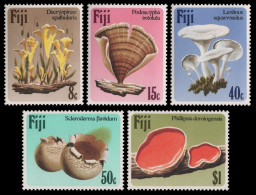 Fidschi 1984 - Mi-Nr. 494-498 ** - MNH - Pilze / Mushrooms - Fidji (1970-...)
