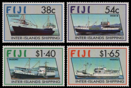 Fidschi 1992 - Mi-Nr. 656-659 ** - MNH - Schiffe / Ships - Fiji (...-1970)