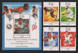 Fidschi 1998 - Mi-Nr. 855-858 & Block 27 ** - MNH - Sport - Fiji (...-1970)