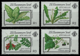 Äußere Seychellen 1989 - Mi-Nr. 171-174 ** - MNH - Giftpflanzen / Plants - Seychelles (1976-...)