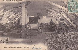 1906 NORMANDIE : La CIDRERIE Et Le GRENIER à POMMES Animée - Basse-Normandie