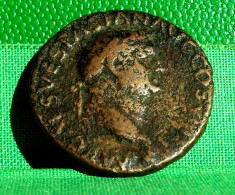 AS De VESPASIEN , AEQUITAS , 69 - 79 , BELLE ROMAINE , VESPASIAN ROMAN COIN - The Flavians (69 AD To 96 AD)