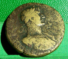 HADRIEN SESTERCE , LIBERTAS ,  BELLE MONNAIE ROMAINE ,  ROMAN COIN HADRIAN  34 Mm HADRIANUS - La Dinastia Antonina (96 / 192)