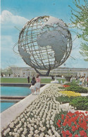 CARTOLINA  NEW YORK CITY,STATI UNITI-UNISPHERE-NEW YORK WORLD'S FAIR 1964-1965-"PEACE THROUGH UNDERSTANDING"-NON VIAGGIA - Exposiciones