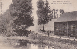 1906 ENVIRONS DE FLERS " FRESNES " - LA BLANCHISSERIE - PETITE ANIMATION - UN CAVALIER - - Other & Unclassified