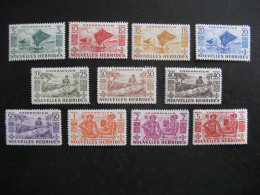 B). Nouvelles-Hébrides: TB Série N° 144 Au N° 154, Neufs XX. - Unused Stamps