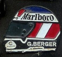 @@ Casque Grand Prix F1 BERGER Logo MARLBORO @@aut59 - F1