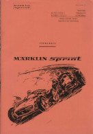 Catalogue Märklin Sprint 1982 - Typologie - Maßstab 1:32 Formel-Rennwagen - German