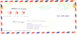 Enveloppe Omslag - Ozark Air Lines - Saint Louis USA à Zaventem - 1969 - 1961-80