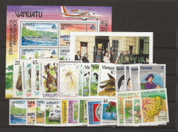 1985 MNH Vanuatu Year Collection Postfris** - Vanuatu (1980-...)