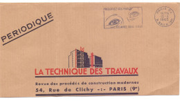 Enveloppe Omslag -Les Techniques Des Travaux - Paris - 1965 - Altri & Non Classificati