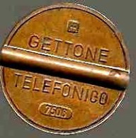 Jeton Téléphonique Italien - Frappe Monnaie « HR/GETTONE/TELEFONICO 7506 » - Autres & Non Classés